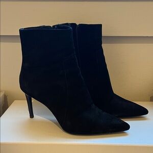 Banana Republic Black Suede Women's Ankle Boots